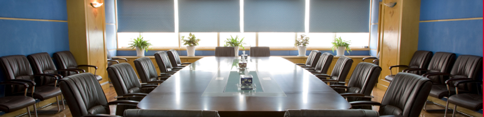 Table and Chairs in a conference room